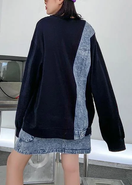 Autumn suit new female plus size fashion sweater + denim skirt two-piece - Image 4